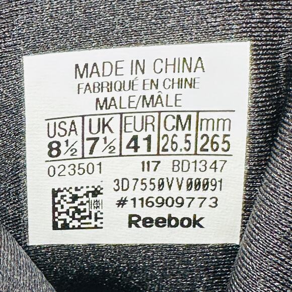 Reebok Men's Boxing Boot 'Buck Delta - Black' Mayweather BD1347 Size 8.5 - Picture 11 of 11